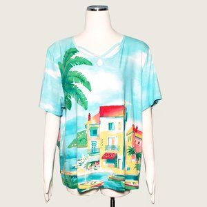 Alfred Dunner Keyhole Top